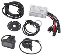 QASULER DC 36V 48V 250W 350W Electric Bike Motor Controller with LCD Panel, for EBike Motor Conversation Electric Scooter Controller