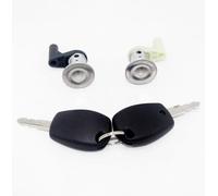 QASULER DOOR LOCK FRONT LEFT And RIGHT, for Renault, Twingo, for Dacia, Logan Sandero 805027132R 805029108R 806010423R Car Cylinder Lock Set