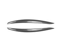QASULER For 3 Series E90 M3 E92 E93 2005-2008 Car Front Headlight Eyelids Eyebrows Headlamp Eye Lid Cover Trim Sticker Headlight Sticker(Carbon Fiber Look)