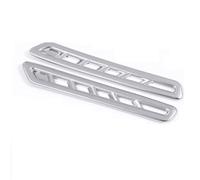 QASULER For Alfa Romeo, Giulia Carbon Fiber Car A-pillar Air Outlet Decorative Cover Interior Modification Accessories Car Air Vent Decoration(Silver)