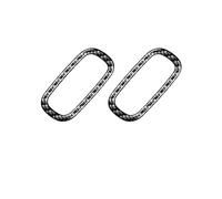 QASULER For BMW, for MINI, Countryman COOPER S F60 JCW Car Interior Sticker Air Outlet Modified Decorative Frame Car Styling Car Accessories Car Air Vent Decoration(Carbon pattern 2 Pcs)