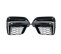 QASULER For BMW, for New X3 G01 X4 G02 2018 2019 2020 Car Frame Cover Front Fog Light Grille Cerium Gery Lamp Trim Protector Exterior Car Fog Light Grille Trim(Left and Right)