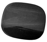 QASULER, for Focus, MK4 2019-2024 ST Line Carbon Fiber Fuel Tank Cap Oil Cover Filler Flap Lid Car Styling Auto Accessories Car Fuel Filler Cap(BLACK Carbon Fiber)