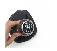 QASULER For, for VW, for, for Passat, B5 1996 1997 2001 2002 2003 2004 2005 5/6 Speed Leather Car Gear Shift Knob Lever Gaiter Boot Cover Manual Gear Stick Knob(6 Speed WoodGrain)