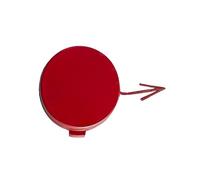QASULER, for Ford, for Fiesta, 2012-2017, 1805922 C1BB17A989AA Car Accessories, Front Bumper Tow Hook Cap Towing Eye Cover Tow Bar Cover(Red Passenger Side)