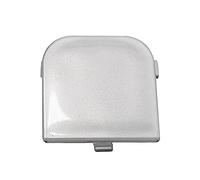 QASULER, for Ford, for Focus, MK2 II 2008-2010 Hatchback 1521653 8M51 A17K922, Car Accessories, Rear Bumper Tow Hook Cap Towing Eye Cover Tow Bar Cover(Silver Passenger)
