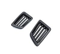 QASULER For Ford, Ranger Everest Endeavour Accessories 2015-2019 2020 Carbon Fiber Color Air Conditioning Dashboard Vent Cover Car Air Vent Decoration