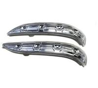 QASULER For Hyundai, for Tucson, for IX35 09-15 LED Mirror Light Turn Signal Lamp Turn Indicator 876142S200 87614-2S200 Car Turn Signal Light(BLACK Pair)