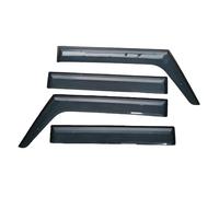 QASULER For Jeep, for Wrangler JK 2007-2017 Car Accessories Plastic Exterior Visor Vent Shades Window Sun Rain Guard Deflector 4pcs Car Side Window Visor