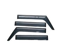 QASULER For Jeep, for Wrangler JL 2018-2021 Car Accessories Plastic Exterior Visor Vent Shades Window Sun Rain Guard Deflector 4pcs Car Side Window Visor