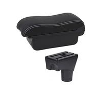 QASULER For NISSAN, for March, for Micra, K13 MK4 IV Armrest Box Center Console Arm Rest Auto Central Console Storage Car Car Armrest Box(BLACK C3 7 USB)