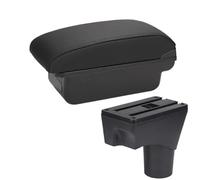 QASULER For NISSAN, for March, for Micra, K13 MK4 IV, for Sunny 2010-2022 Car Armrest Box Center Console Storage Box Car Accessories Car Armrest Box(BLACK C2 Black Line No Usb)