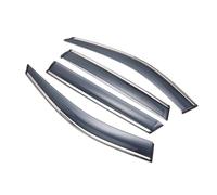QASULER For Peugeot, for 508 2011-2015 Plastic Exterior Visor Vent Shades Window Sun Rain Guard Deflector 4pcs Car Side Window Visor