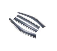 QASULER For Toyota, for C-HR CHR 2016 2017 2018 2019 Plastic Exterior Visor Vent Shades Window Sun Rain Guard Deflector 4pcs Car Side Window Visor