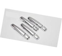 QASULER , for Toyota, Prado 150, for Land Cruiser, Prado J150 2010-2019 LC150 LC200 Chrome Door Handle Cover Trim Set Car Styling Exterior Door Handle Trim(Black No Sensor)