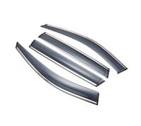 QASULER For VW, for Passat, 2011-2018 Plastic Exterior Visor Vent Shades Window Sun Rain Guard Deflector 4pcs Car Side Window Visor