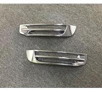 QASULER For VW, for Transporter (T6), for Caravelle 17-18, Chrome Front Rear Reflector Fog Light Lamp Cover Trim Foglight Bumper Molding Car Fog Lamp Bezel(2PCS)