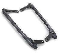 QASULER for YAMAHA, MT09 FZ09 XSR900 2013 2014 2015 2016 2017 Motorcycle CNC Rear Passenger Handgrips Safety Armrest Handles Handrails Motorcycle Rear Grab Bar(BLACK E)