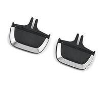 QASULER Front Rear Air Conditioning Vent Grille Tab Slider Clips, for 5 6GT Series G30 G31 G38 G32 2017-2020 Air Vent Clip(BLACK Rear 2pcs)