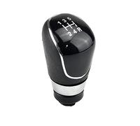 QASULER Gear Shift Knob with Dustproof Cover Drive Head Stick Shifter Handle, for Ford, for Focus, 2 MK2 FL C-MAX 2006-2011 MK3 MK4 MK7 Galaxy Gear Shift Knob(5 Speed-Black-B)