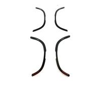 QASULER Gloss Black With Light Side Fender Flares Wide Wheel Arch, for Land Rover, Defender 90 110 2020-2024 Eyebrow Cover Auto Parts Fender Flares(90 Gloss Black)