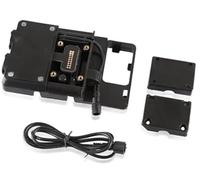 QASULER GPS Moto Phone Mount, for BMW, for R1200GS, for F800GS, for ADV, for F700GS, for R1250GS USB Charging Support Mobile Phone Motorcycle Navigation Bracket Motorbike Phone Mount