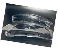 QASULER Headlamp 1 Pair Car Headlight Lens Cover, for A6 C6 2004 2005 2006 2007 2008 2009 2010 2011 Transparent Lampshade Clear Headlamp Shell Front Lights Headlamp Glass Cover(BLACK 1pair)