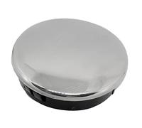 QASULER Heavy Duty Marine Grade Stainless Steel Boat Steering Wheel Cap Replace Snap In Center Cap Button 2-3/4 Inch 70mm Dia Boat Rudder