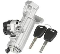 QASULER Ignition Lock Cylinder Kit Compatible, for Citroen, Relay 2006-Now on All Models, Durable Metal Silver Tone Ignition Switch Cylinder Replacement Car Ignition Switch Lock Anti-Theft Ignition Lo