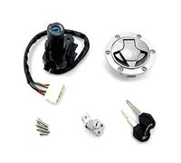 QASULER Ignition Switch Fuel Gas Cap Cover Lock Keys For 250 300 EX250 EX300 ER250 Z250 Z300 250SL Z250SL ABS Motorcycle Ignition Key Switch Motorcycle Ignition Switch(BLACK Full Set Lock)