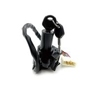QASULER Ignition Switch Fuel Gas Cap Cover Lock Keys For 250 300 EX250 EX300 ER250 Z250 Z300 250SL Z250SL ABS Motorcycle Ignition Key Switch Motorcycle Ignition Switch(BLACK Ignition Switch Lock)