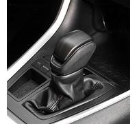 QASULER Interior Accessories Gear Shift Knob Head Protection Cover Trims, for RAV4, 2019 2020 Car Modification Parts Car Air Vent Trim(Brown)
