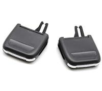 QASULER Interior Car Front Air Condition AC Vent Grille Tab Clip Slider Repair Kit, for Porsche, Boxster Cayman 2016-2021 982819201 Car Air Vent Clip(BLACK 2PCS)