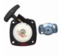 QASULER Lawn Mover Recoil Starter Pull Starter & Pawl Black & Silver Pull Starter Assembly Brush Cutter Strimmer Grass Trimmer Pull Starter For Garden Tools