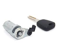 QASULER LEFT DOOR LOCK BARREL WITH ONE KEY WITH GROOVE, for Peugeot, 307 Car Lock Barrel