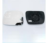 QASULER Left Right Side Rearview Wing Mirror Glass Lens Heated, for Jeep, Grand Cherokee 1999-2019 Three Generation Door Yard Machinery Fuel Cover(09-11 heated 1pair)