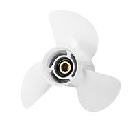 QASULER Marine Boat Outboard Propeller 13 1/4 X 17 Aluminum Alloy, for Yamaha, for Mariner 60-115HP Accessory Set 3 Blades 6E5-45945-01-EL Boat Propeller