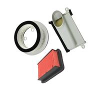 QASULER Motorcycle Air Filter Intake Cleaner, for XP530 TMAX BlackMax IronMax 530 12-16 XP500 XP560 SR400 Motorcycle Air Filter Replacement(BLACK Kits)