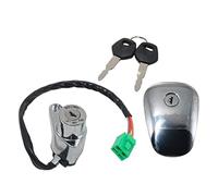 QASULER Motorcycle Ignition Key Switch Fuel Seat Lock Kit For 37110-38A02 37110-38A03 37110-38A04 Motocross Accessories Motorcycle Ignition Switch