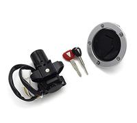 QASULER Motorcycle Ignition Key Switch Fuel Seat Lock Kit For ER650 ER6N 2012-2016 EX650 OEM:27005-0552 51049-0039 Motorcycle Ignition Switch