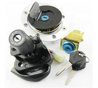 QASULER Motorcycle Ignition Key Switch Fuel Seat Lock Kit For GSX1300RX GSX1300RY GSX1300R K2 K3 K4 K5 K6 K7 Hayabusa Motorcycle Ignition Switch
