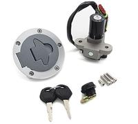 QASULER Motorcycle Ignition Key Switch Fuel Seat Lock Kit, for MV Agusta, Brutale 910S 2005-2007 989R 2008-2009 910R ITALIA 1078RR Motorcycle Ignition Switch
