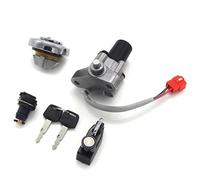 QASULER Motorcycle Ignition Key Switch Fuel Seat Lock Kit For XVS125 XVS250 XVS400 XVS400C XVS650 XVS650A 4TR-82021-00 Motorcycle Ignition Switch