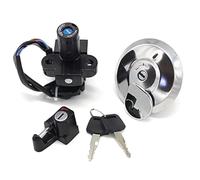 QASULER Motorcycle Ignition Switch Fuel Tank Cap Seat Lock Key Set Kit For CLR125 City Fly 1998 XR125L 35010-KFT-620 Motorcycle Ignition Switch