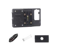 QASULER Motorcycle Mobile Phone GPS Mount Navigation Plate Bracket USB Wireless Charging Stand, for Royal Enfield, Himalayan 2016-2021 Motorcycle Phone Holder Mount(Wireless 12mm Clip)