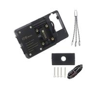 QASULER Motorcycle Mobile Phone GPS Mount Navigation Plate Bracket USB Wireless Charging Stand, for Royal Enfield, Himalayan 2016-2021 Motorcycle Phone Holder Mount(USB 22mm Clip)