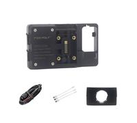 QASULER Motorcycle Mobile Phone GPS Mount Navigation Plate Bracket USB Wireless Charging Stand, for Royal Enfield, Himalayan 2016-2021 Motorcycle Phone Holder Mount(Wireless 22mm Clip)