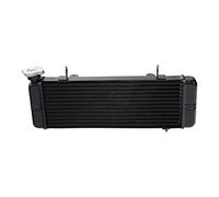 QASULER Motorcycle Radiator Cooler Aluminum Replacement, for VFR400 NC30 RVF400 NC35 Motorcycle Radiator