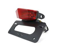 QASULER Motorcycle Rear Tail Tidy Fender Eliminator Kit License Plate Holder Bracket, for, for 790 Duke 2018-2021 890 R 2021 Motorbike Number Plate Holder(Red)