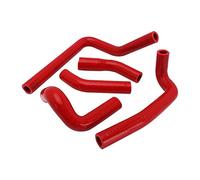 QASULER Motorcycle Silicone Radiator Hose Coolant Tube Water Pipe CR250R CR 250R 2002-2007 Off Road Rubber Motorcycle Radiator Hose